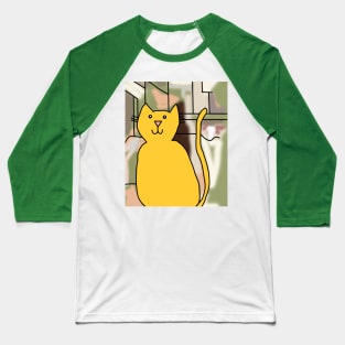 Cat and the City Baseball T-Shirt